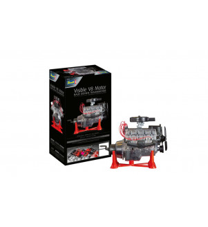 REVELL MOTEUR V8 TRANSPARENT 1/4 RV-00460