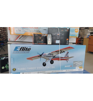 E-FLITE PACK PROMOTIONNEL COMPLET TURBO TIMBER EVOLUTION 1.5M