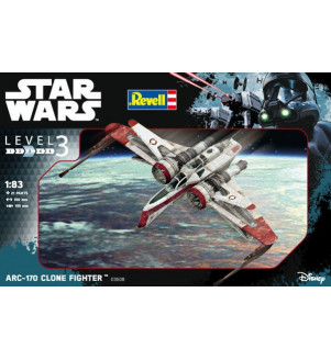 REVELL Star Wars Maquette 1/83 ARC-170 Fighter 10 cm 63608