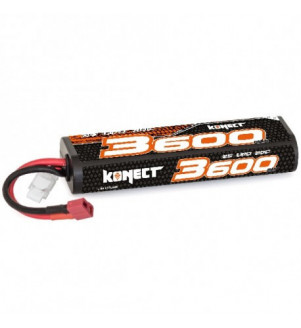 KONECT Lipo 7.4v 3600mah 30C 2S1P KN-LP2S3600