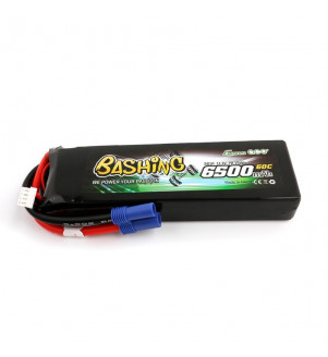 GENS ACE Batterie Lipo 3S 6500mAh 60C Bashing prise ec5